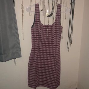 Topshop pink, black silver dress!